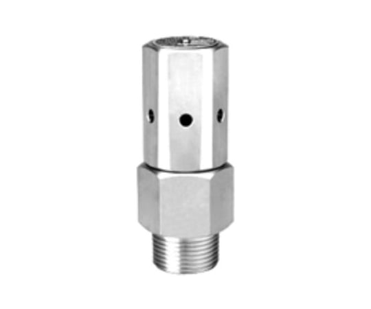 Cタイプ　SUS製　真空逃シ弁サイレンサー（ネジ込・-48～-81KPa）