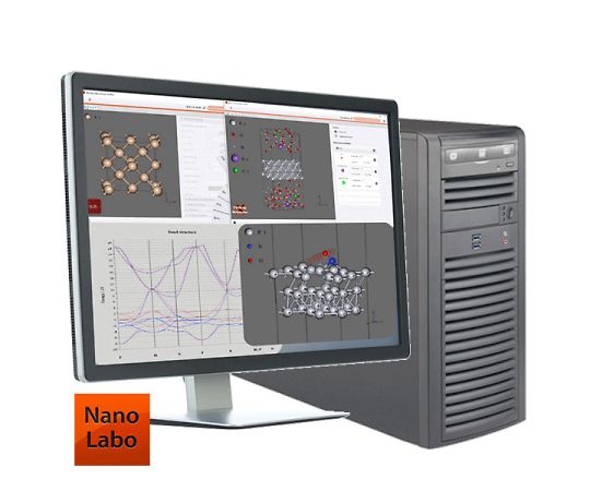 ナノ材料解析ソフトウェアに対応した統合GUI「Advance/NanoLabo　Base版」搭載ワークステーション（教育機関向け） HPC3000-XCL108TS-A-A-NLS