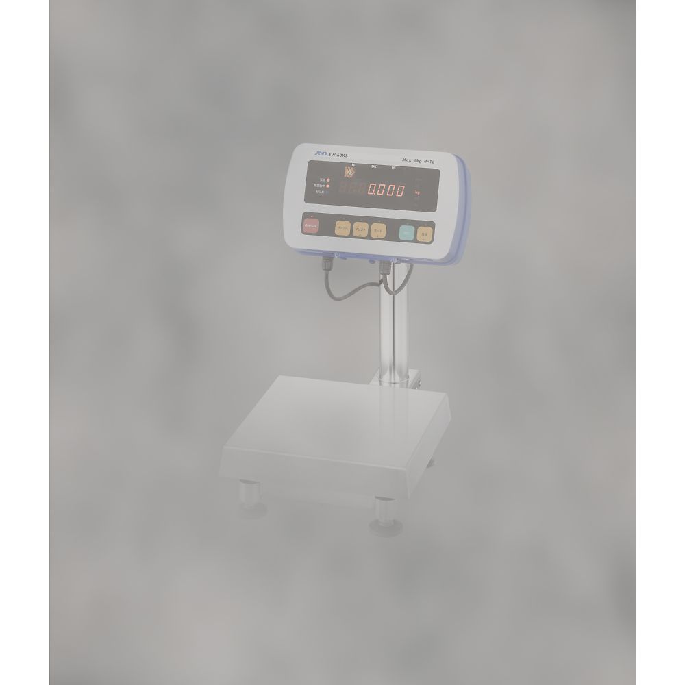 防塵・防水等級 IP69K/IP68　台はかり　SWシリーズ  ひょう量:150kg 最小表示:20g  JCSS校正付　SW150KM-JA-00J00