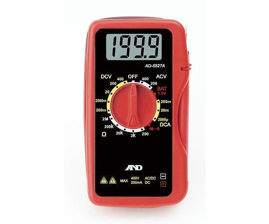 デジタルマルチメーター (交流・直流電圧/直流電流) 一般（ISO）校正付（成績書+トレサ図） AD5527A-00A00