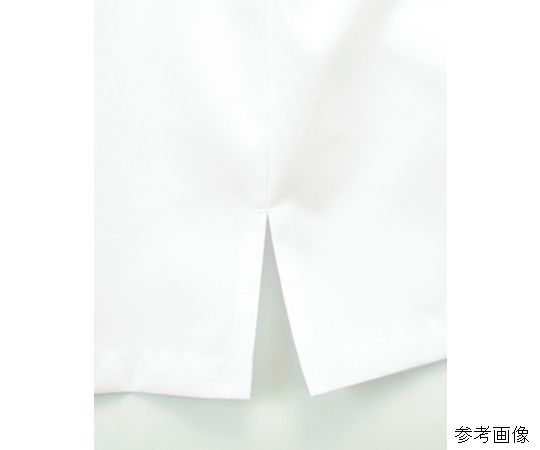 コックシャツ　ホワイト×ネイビー　L　FB4513U-8 L