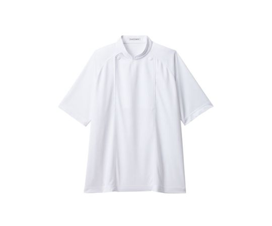 64-4096-45 【全品送料無料】 ユニセックスニットコックシャツ ホワイト LL 倉庫 FB4550U-15