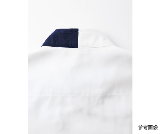 ユニセックスコックコート　ホワイト×ブラック　5L　FJ0707U-16 5L