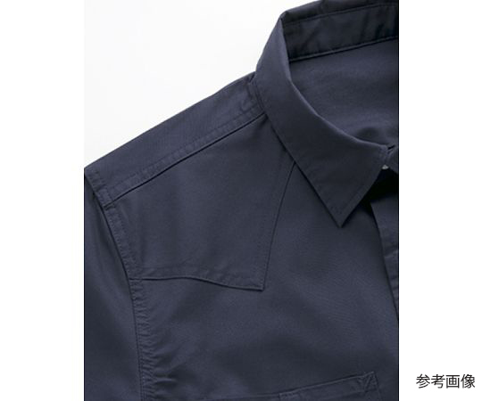 Leeユニセックス長袖シャツ　ネイビー　XXL　LCS49001-8 XXL