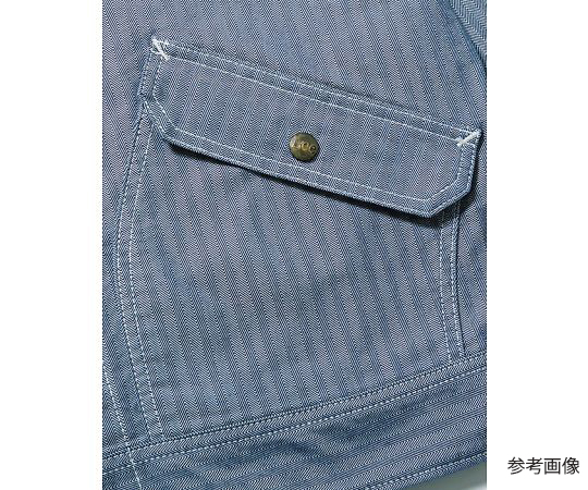 Leeメンズジップアップジャケット ホワイト×ブルー S LWB06001-18 S 