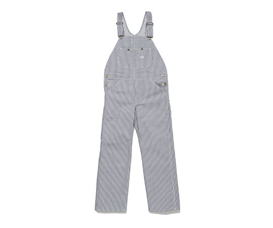 Leeオーバーオール　ホワイト×ブルー　L
