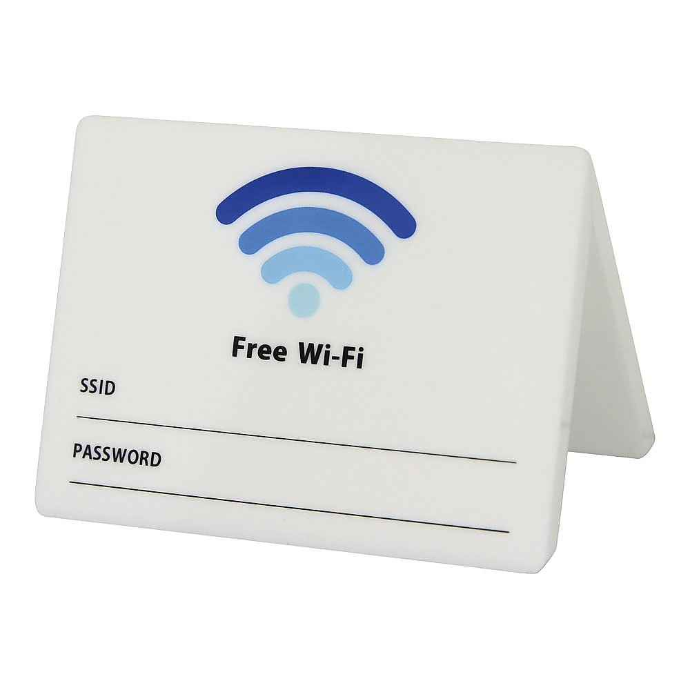 アクリル ユニバーサルサイン Wi-Fi CRT30803