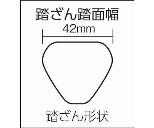 脚伸縮二連はしご　全長7.75m　最大使用質量100kg　MDE77D