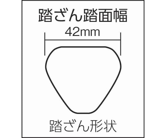 二連梯子　全長6.05m～10.19m　最大使用質量130kg　SX103D