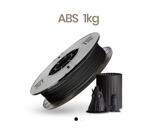 ダヴィンチSuper専用ABSフィラメント1kg（リール式）ブラック RF1KGXGB02B