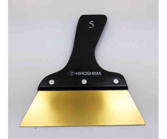 プロユースセラミックコート地ベラ　0.6mm厚　5寸