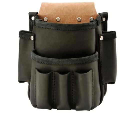 本皮製腰袋　小　ブラック