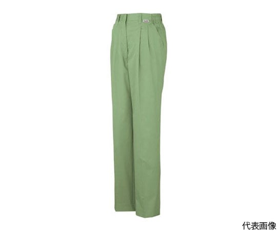 レディース夏スラックスJ-564　9　グリーン　4L