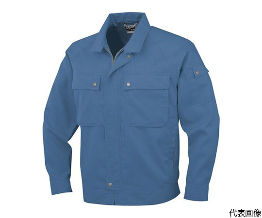 長袖ブルゾンP-6691　6　Eブルー　M