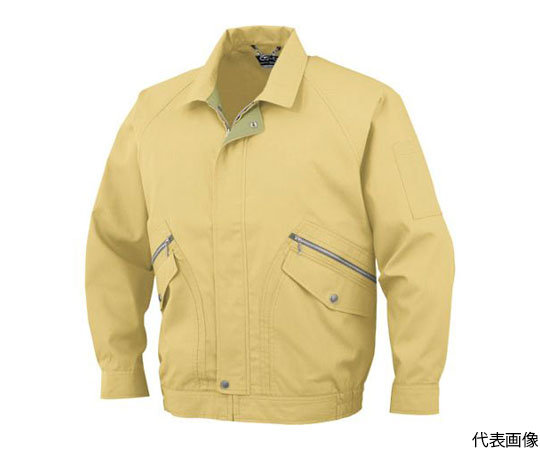 長袖ブルゾンP-8891　4マスタード　5L