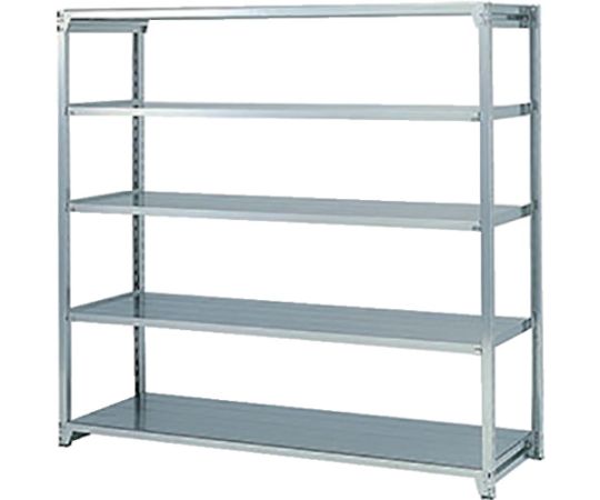 軽中量ステンレスラック W1586×D472×H1800 RFM3S655-5 - as kitchen