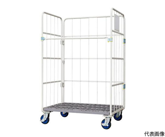 床板プラスチック製カゴ車　875x650x1700