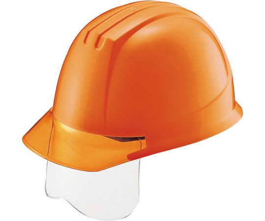 エアライト搭載シールド面付ヘルメット　帽体色　オレンジ