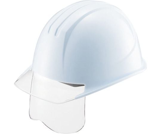 エアライト搭載シールド面付ヘルメット　帽体色　ホワイト