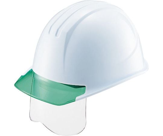 エアライト搭載シールド面付ヘルメット　帽体色　ホワイト