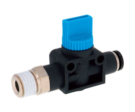 ハンドバルブ　ストレートB2方弁チューブR1/4出力6