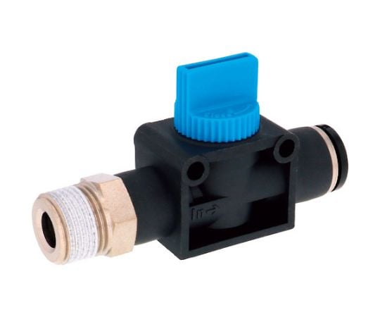 ハンドバルブ　ストレートB3方弁チューブR3/8出力10