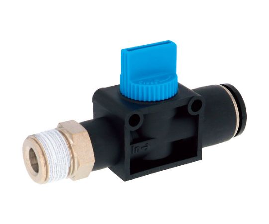 ハンドバルブ　ストレートB2方弁チューブR3/8出力12