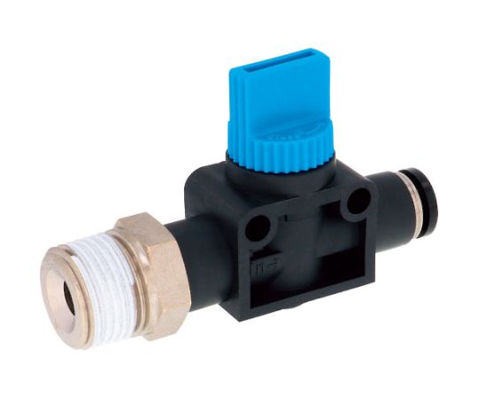 ハンドバルブ　ストレートB2方弁チューブR3/8出力6