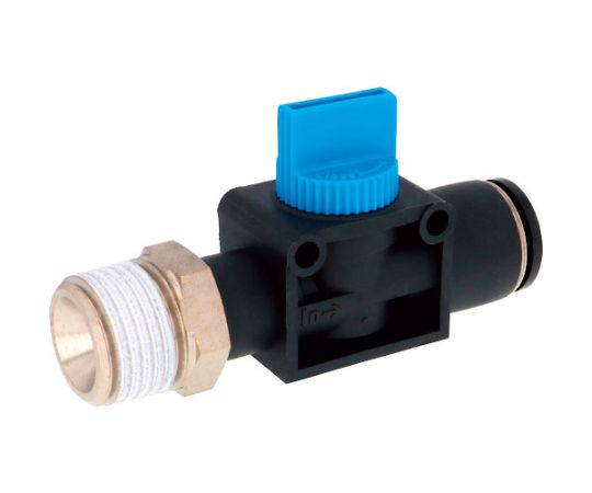 ハンドバルブ　ストレートB3方弁チューブR1/2出力12