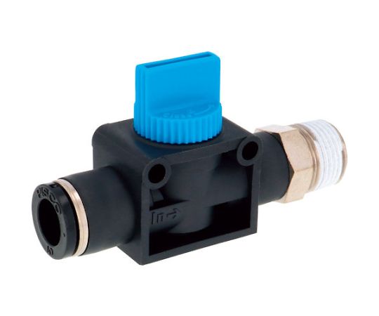 ハンドバルブ　ストレートA2方弁チューブ10出力R3/8