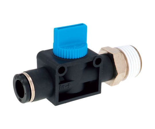 ハンドバルブ　ストレートA3方弁チューブ10出力R1/2