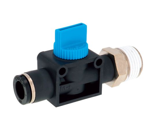 ハンドバルブ　ストレートA2方弁チューブ10出力R1/2