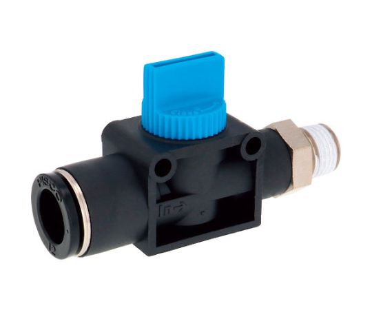 ハンドバルブ　ストレートA2方弁チューブ12出力R1/4