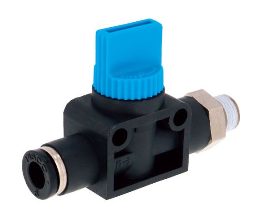 ハンドバルブ　ストレートA3方弁チューブ6出力R1/8