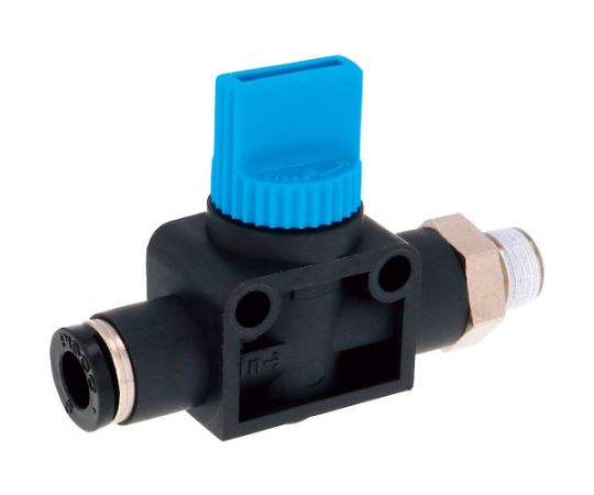 ハンドバルブ　ストレートA2方弁チューブ6出力R1/8