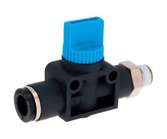 ハンドバルブ　ストレートA3方弁チューブ8出力R1/8