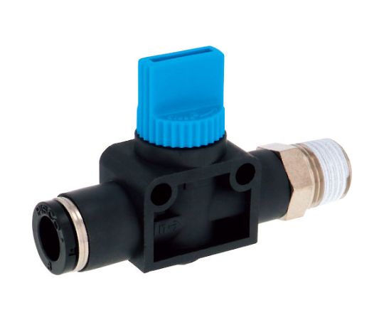 ハンドバルブ ストレートA3方弁チューブ8出力R1/4