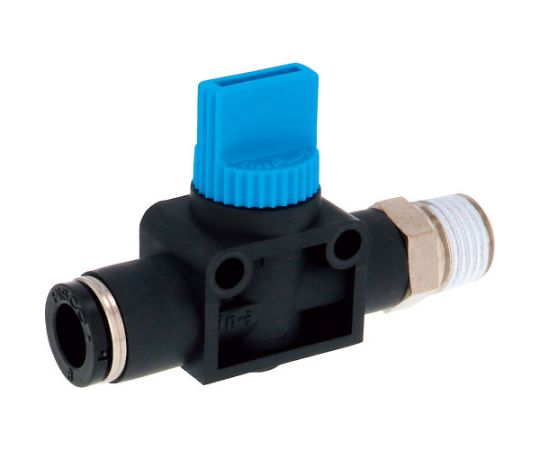 ハンドバルブ　ストレートA2方弁チューブ8出力R1/4