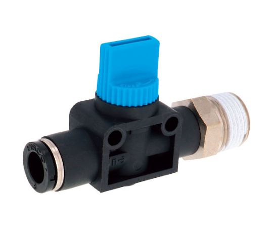 ハンドバルブ　ストレートA3方弁チューブ8出力R3/8