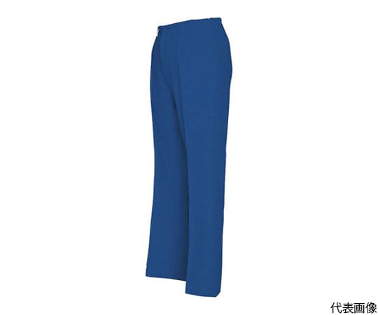 レディースシャーリングパンツ（1タック）　ロイヤルブルー　L