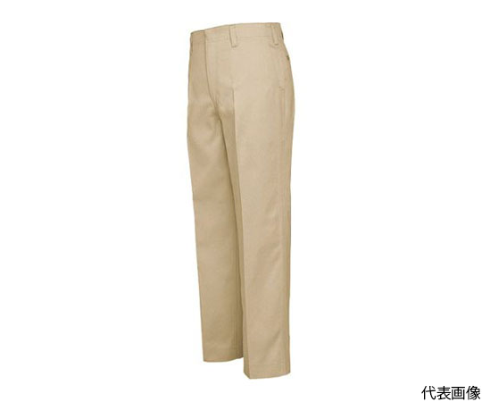 6070ワークパンツ（ノータック）（男女兼用）　アイボリー　79