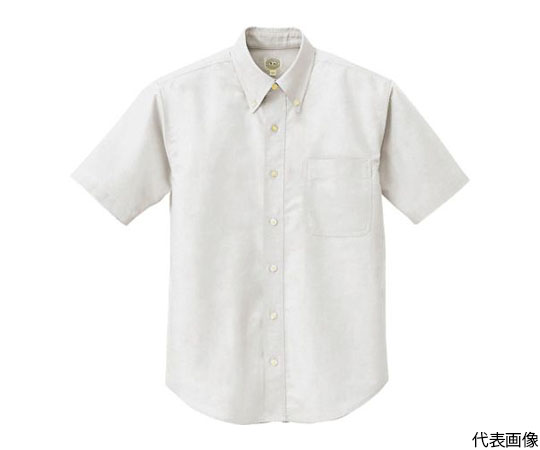 64-4950-91 半袖T Cオックスボタンダウンシャツ 半額品 男女兼用 7823-001-3L 3L 柔らかな質感の ホワイト