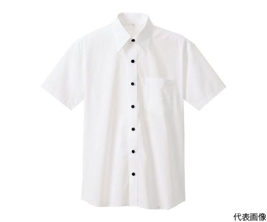 64-4956-68 半袖シャツ 男女兼用 8021-001-5L ショップ ホワイト 本物品質の 5L