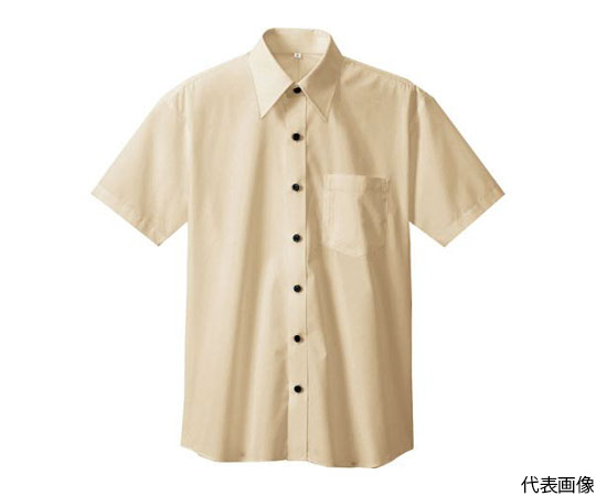 半袖シャツ（男女兼用）　ベージュ　M