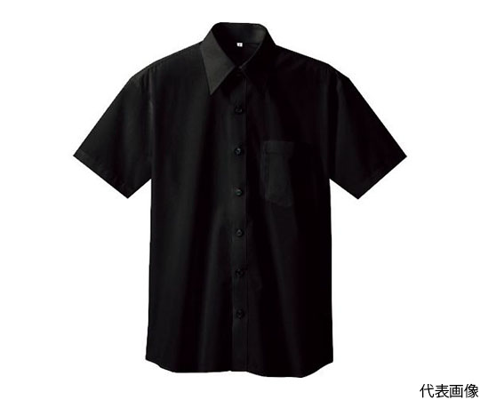 半袖シャツ（男女兼用）　ブラック　S