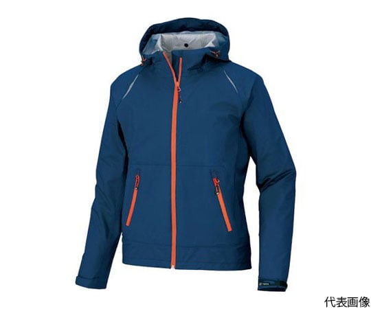 ディアプレックスストレッチ　レインジャケット　ネイビー　LL