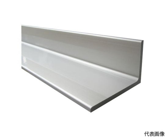 アルミ不等辺アングル　20X25X2.0　シルバー艶消し　1m