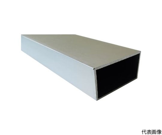 アルミ角パイプ　100X50X1.8　生地　4m