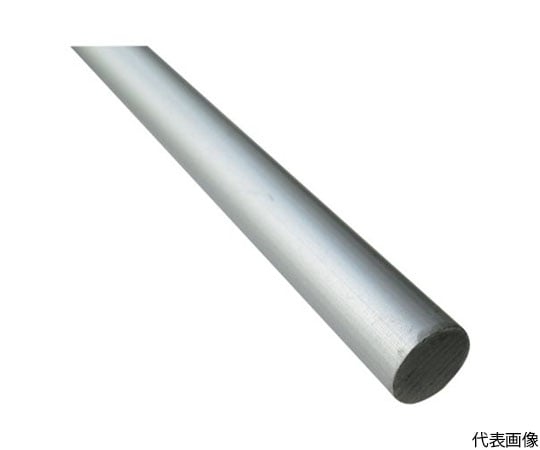 アルミモール丸棒　7　シルバー　1m