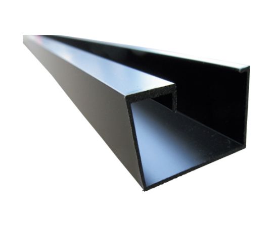 アルミ母屋材　35x25x1.3　ブラック　3.65m